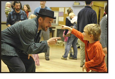 Photo of Brendan Taaffe and a young boy